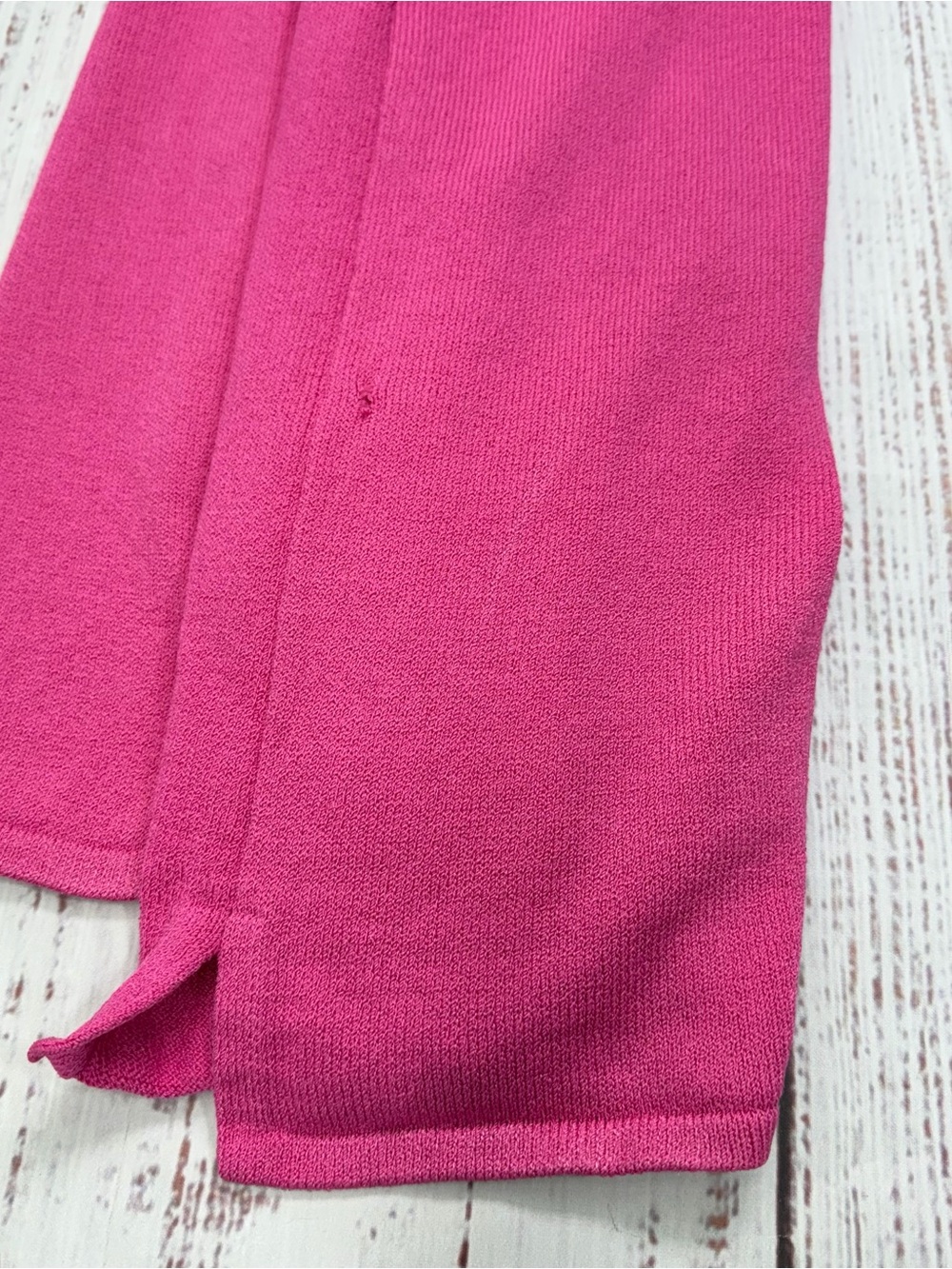 St. John Collection Women’s Size 12 Hot Pink Knit Dress Read - Picture 10 of 16